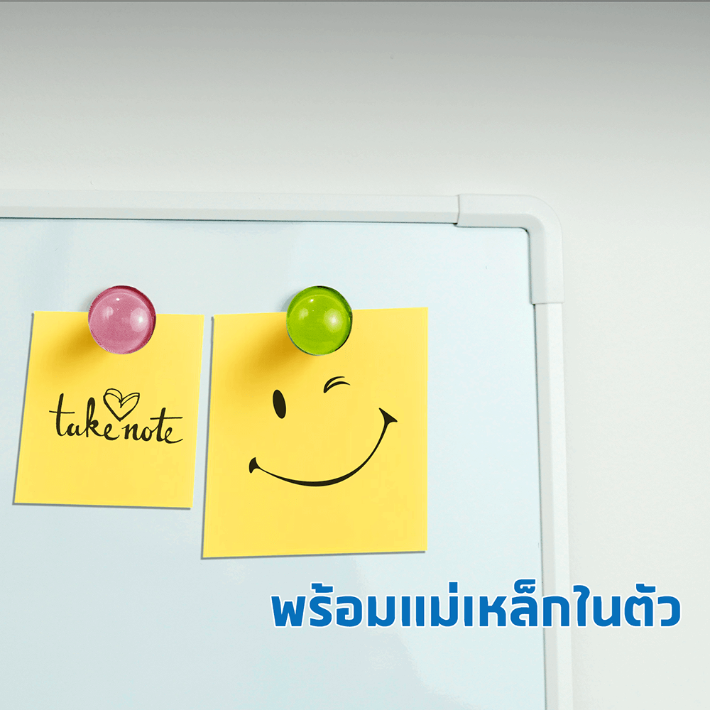 กระดานไวท์บอร์ด BANTEX BJ6604-WH-01 ขนาด 900*1200 มม. สีขาว